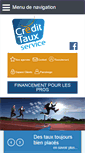 Mobile Screenshot of credit-taux-service.fr